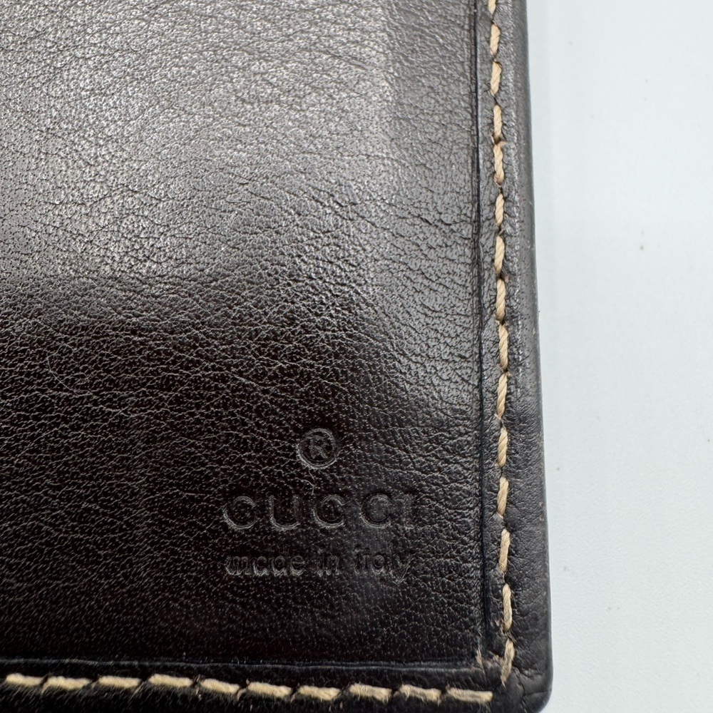 Gucci GG Canvas Continental Wallet Beige Brown Interlocking GG Logo - Picture 10 of 16